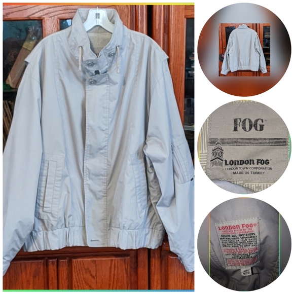 FOG-LONDON FOG MENS GRAY JACKET - Picture 6 of 7